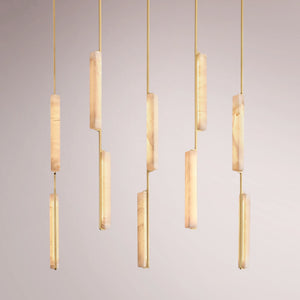 Aulubon Alabaster Linear Chandelier