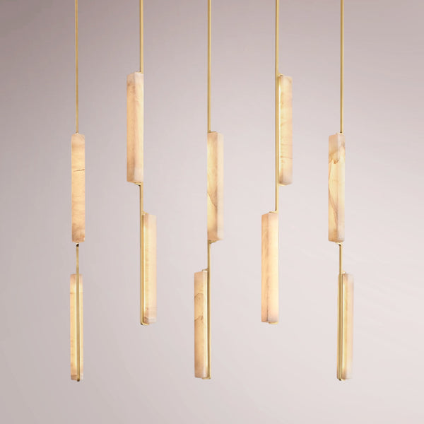 Aulubon Alabaster Linear Chandelier