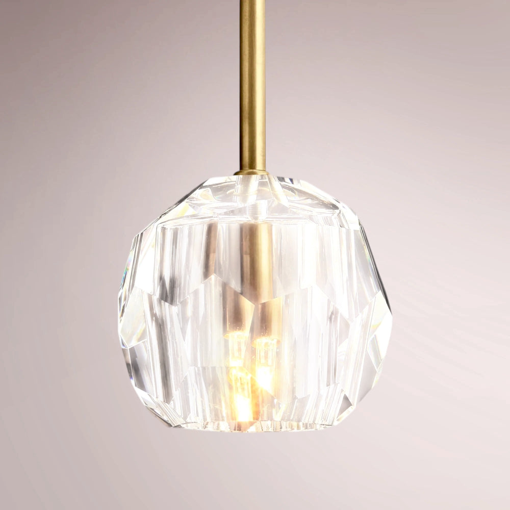 Multiaspect Cristal Glass Rod Pendant