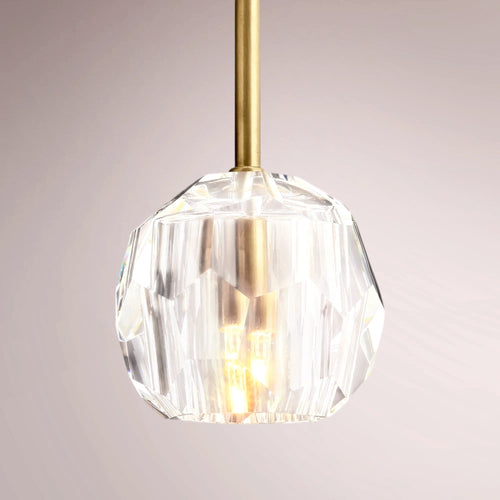 Multiaspect Cristal Glass Rod Pendant