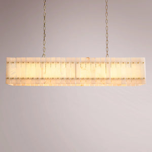 San Frank Alabaster Linear Chandelier