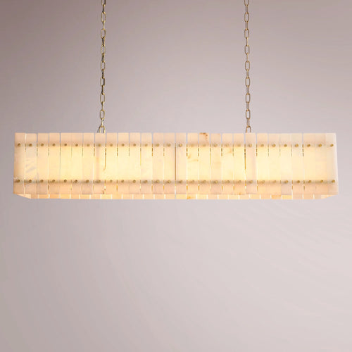 San Frank Alabaster Linear Chandelier