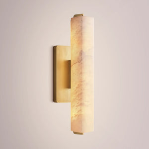 Aulubon Alabaster Single Sconce