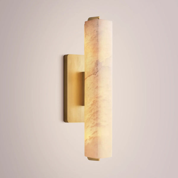 Aulubon Alabaster Single Sconce