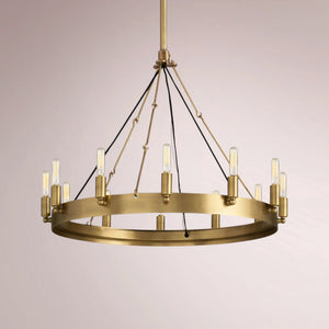 Cemino Vintage Filament Round Chandelier