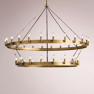 Cemino Vintage Candelabra Two-Tier Chandelier