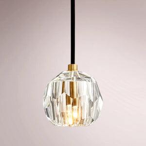 Boule De Cristal Clear Glass Cord Pendant