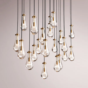 Water Drop Rectangular Chandelier