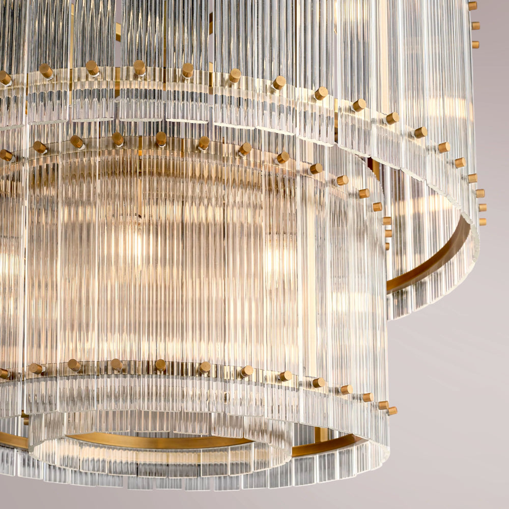 San Frank Two-Tier Round Chandelier
