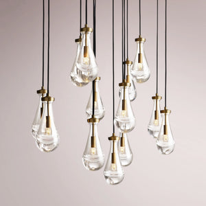 Water Drop Rectangular Chandelier