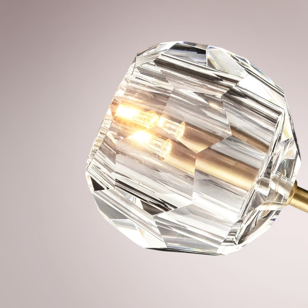 Multiaspect Cristal Glass Rod Pendant