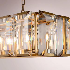 Barlow Crystal Rectangular Chandelier
