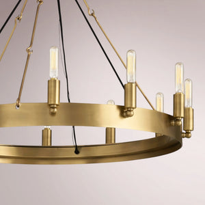 Cemino Vintage Filament Round Chandelier