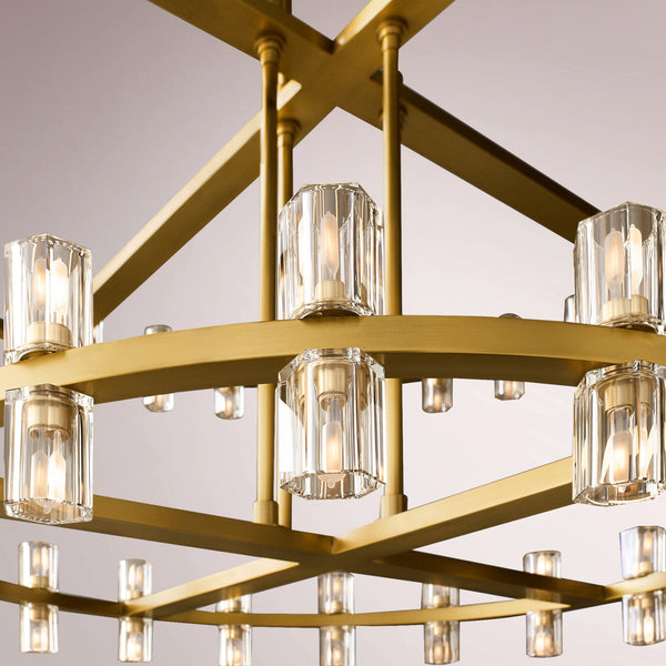 Arkachon LED Round Two-Tier Chandelier