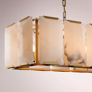Barlow Calcite Rectangular Chandelier
