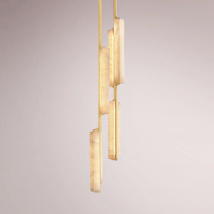 Aulubon Alabaster Linear Chandelier