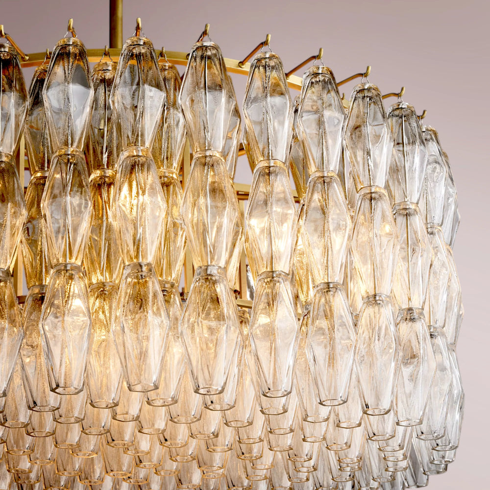 Chiaha Clear Glass Round Chandelier
