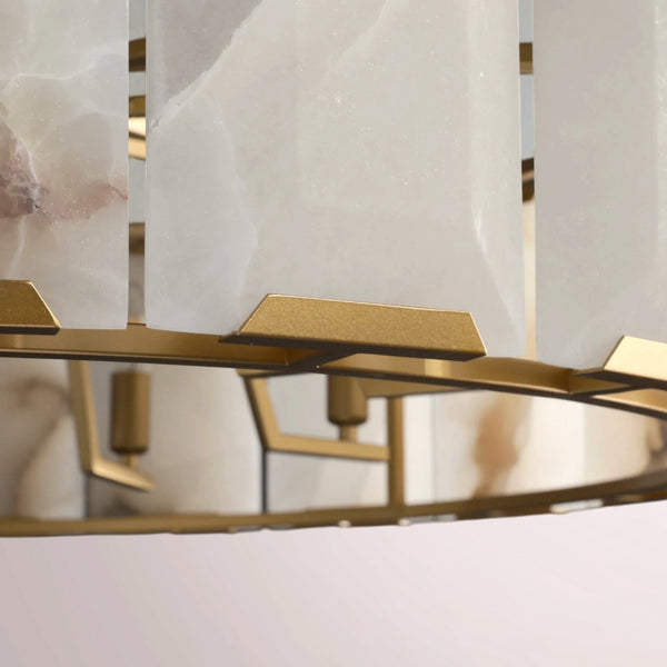 Barlow Calcite Round Chandelier