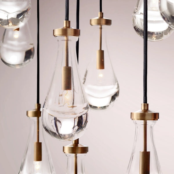 Water Drop Rectangular Chandelier