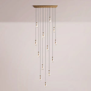 Water Drop Rectangular Chandelier