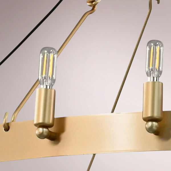 Cemino Vintage Filament Round Chandelier