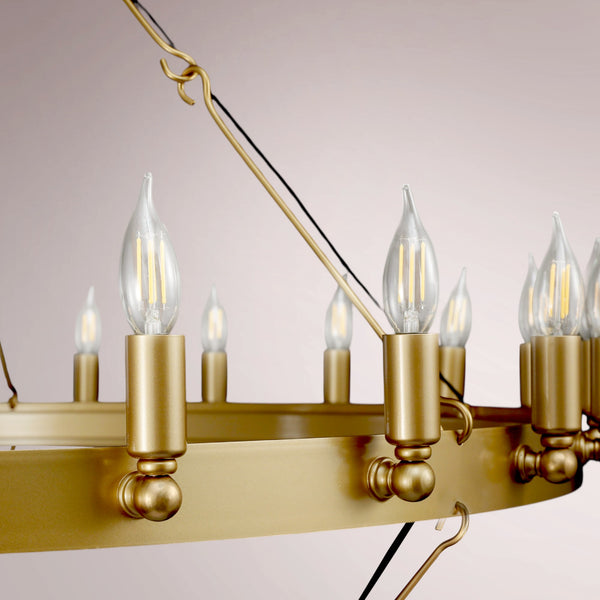 Cemino Vintage Candelabra Two-Tier Chandelier
