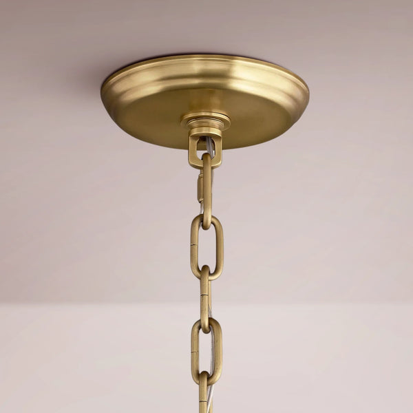 San Frank Alabaster Round Chandelier
