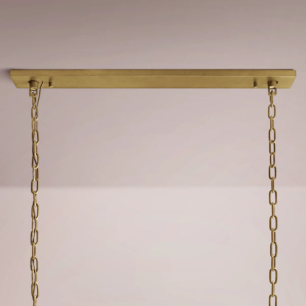 Barlow Calcite Rectangular Chandelier