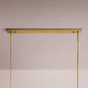 Aulubon Crystal Single Bar Linear Chandelier