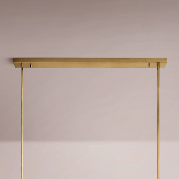 Aulubon Crystal Single Bar Linear Chandelier