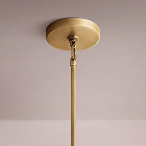 Kabrette Clear Glass Mobile Linear Chandelier