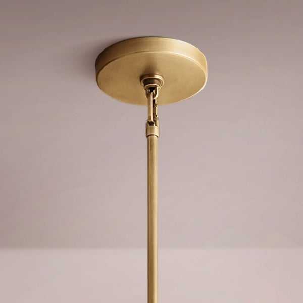 Kabrette Clear Glass Mobile Linear Chandelier