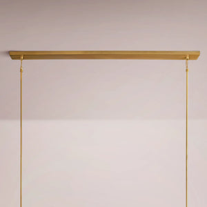 Multiaspect Cristal Glass Linear Chandelier