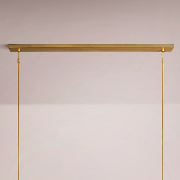 Multiaspect Cristal Glass Linear Chandelier