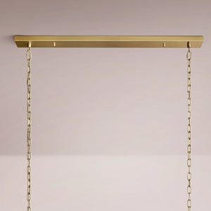 San Frank Alabaster Linear Chandelier