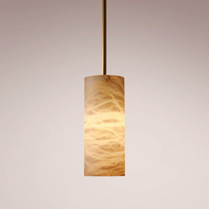 Julie Alabaster Cylinder Pendant
