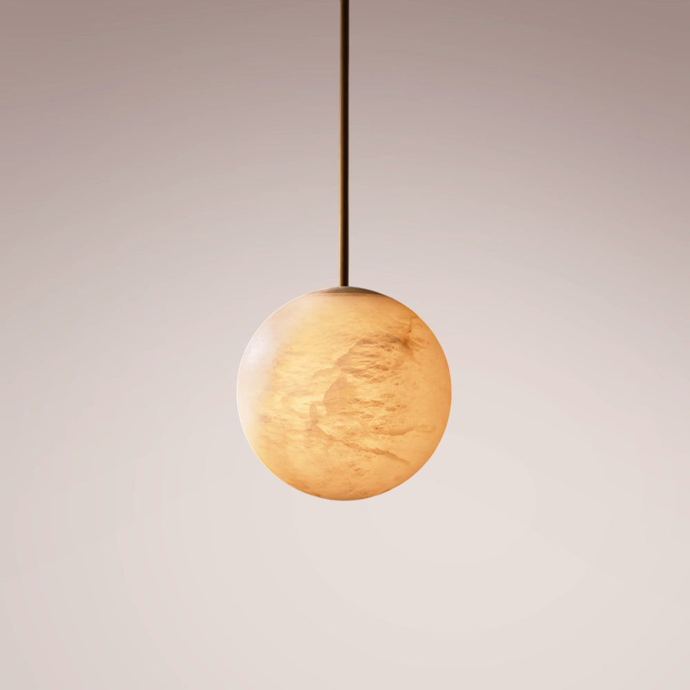 Julie Alabaster Globe Pendant