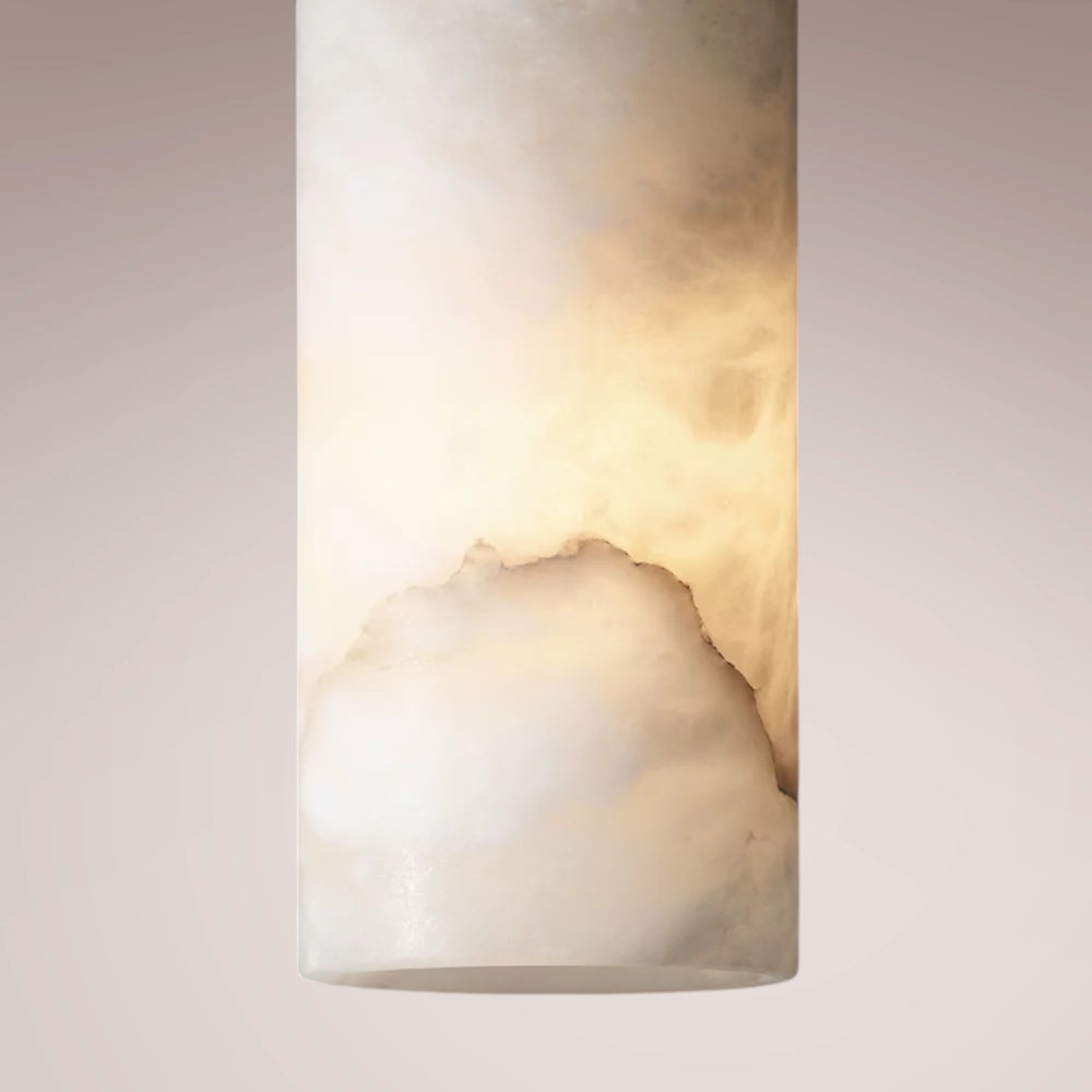 Julie Alabaster Cylinder Pendant
