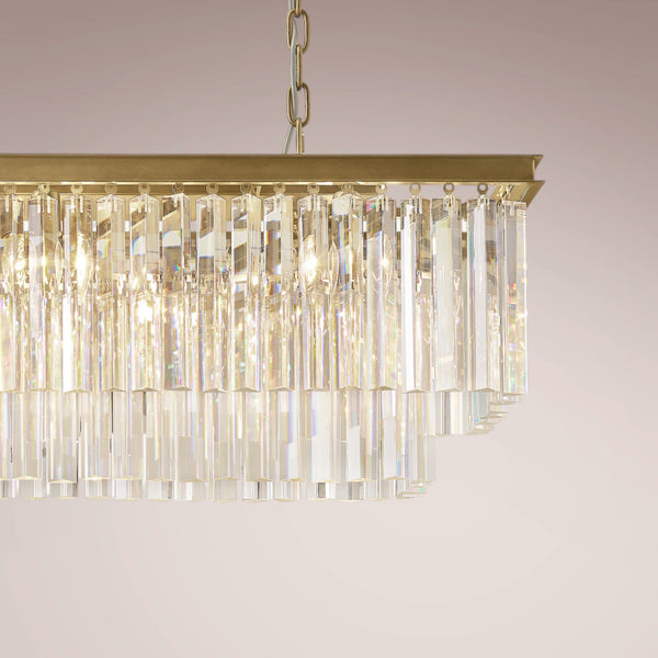 1920S Opernturm Rectangular Chandelier
