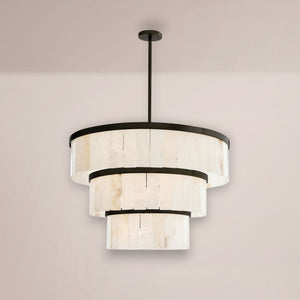 Wendham Alabaster 3 Tier Chandelier