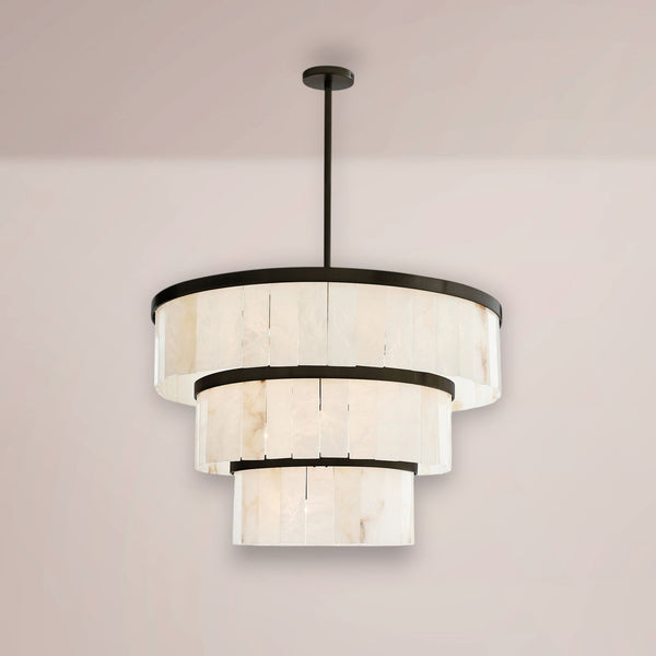 Wendham Alabaster 3 Tier Chandelier