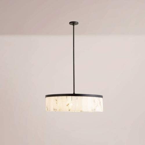 Wendham Alabaster Tile Round Chandelier