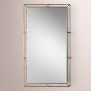 Calix Series Open Beveled Floor Mirror