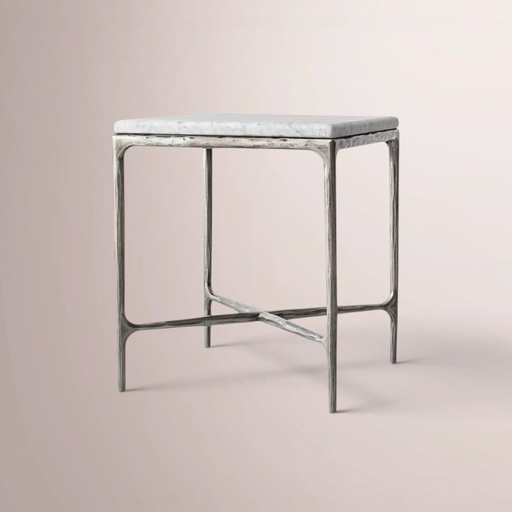 Calix Series Marble Square Side Table