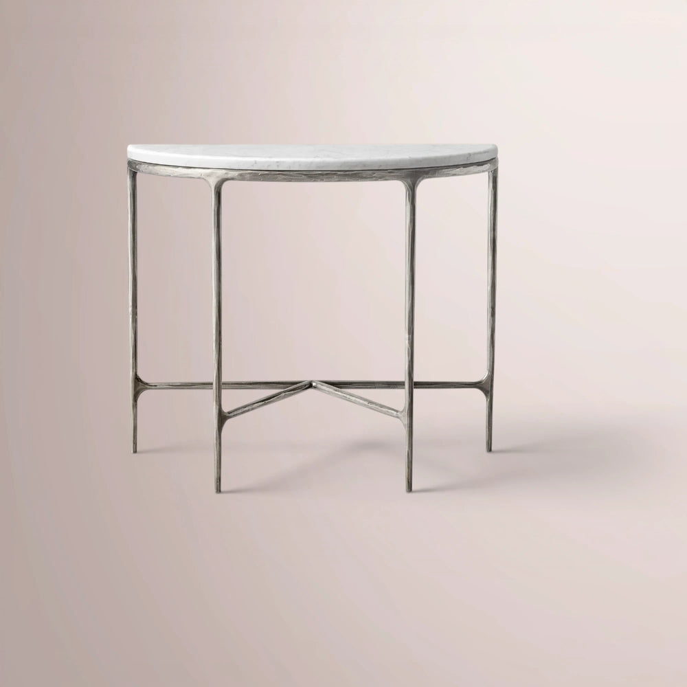 Calix Series Demilune Console Table