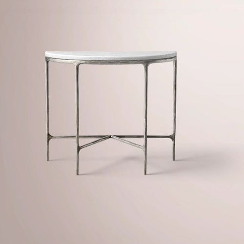 Calix Series Demilune Console Table