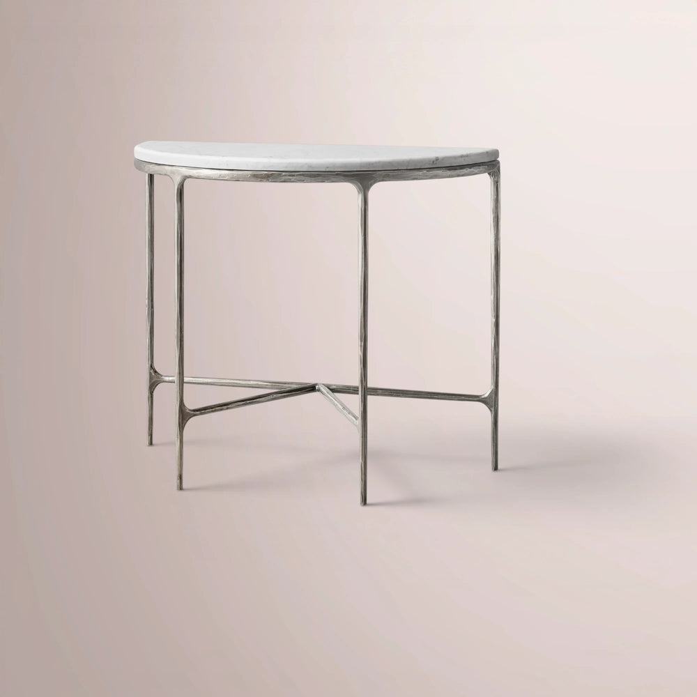 Calix Series Demilune Console Table
