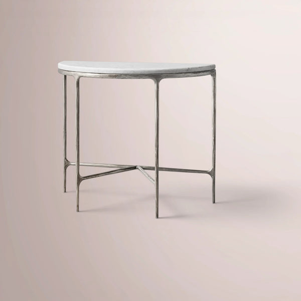 Calix Series Demilune Console Table