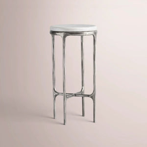 Calix Series Marble Round Drink Table