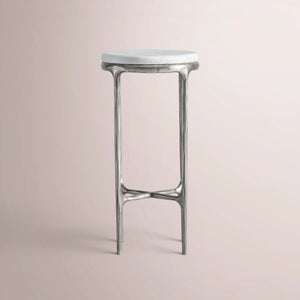 Calix Series Marble Round Drink Table